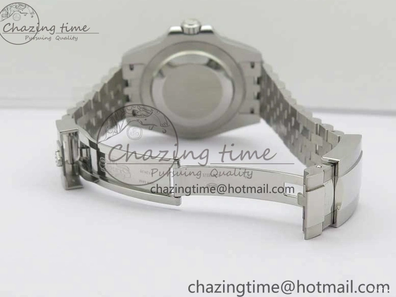 MiroTime 0401 GMT-Master II White Blue Diamonds Bezel 904L Steel GMF Best Edition Black Dial On Jubilee Bracelet SA3285 CHS V Original 2579